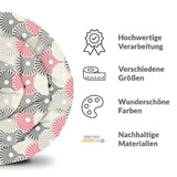 Coperta terapeutica originale - Rivestimento in cotone fiori astratti colorati