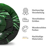 Originele therapiedeken - katoenen hoes groen The Matrix