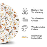 Set di biancheria da letto con coperte terapeutiche bianco con galline