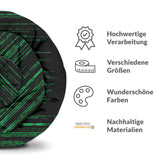 Originele therapiedeken - katoenen hoes groen matrixcode