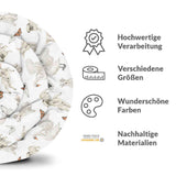 Originele therapiedeken - katoenen hoes wit schattige dieren