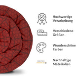 Originele therapiedeken - katoenen hoes rood Spiderman