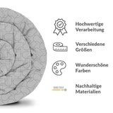 Therapiedekens Beddengoed Set Grijs geometrische harten