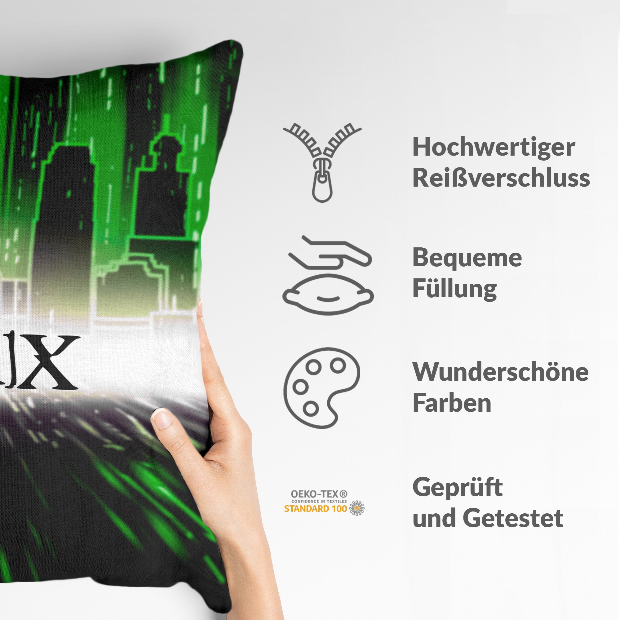 Cuscino salute città The Matrix