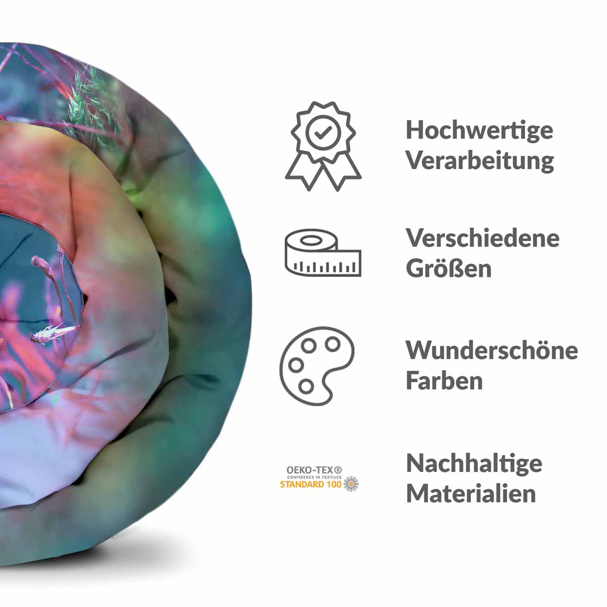 Therapiedekens beddengoedset met paddenstoel en slak