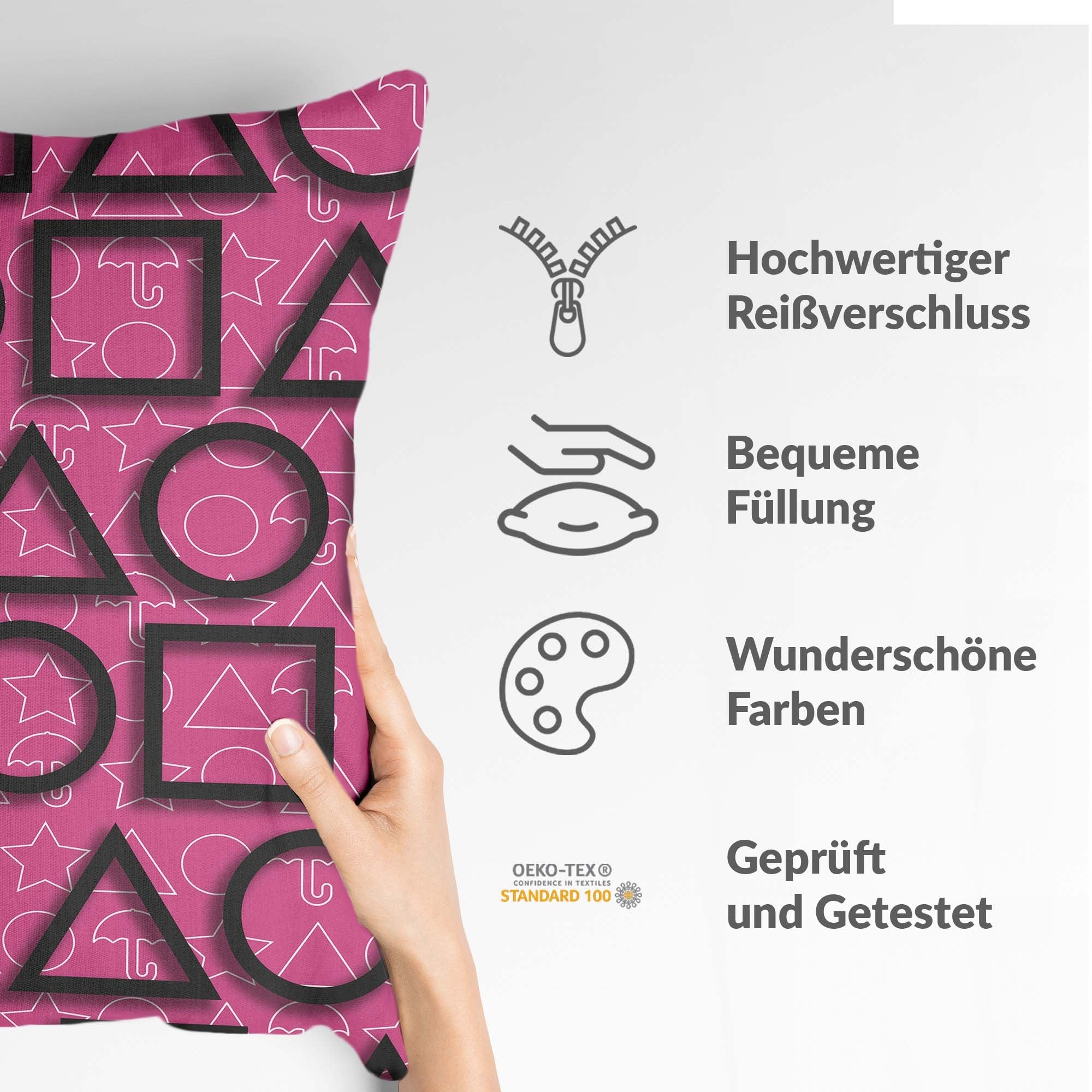 Gezondheidskussen Pink Squid