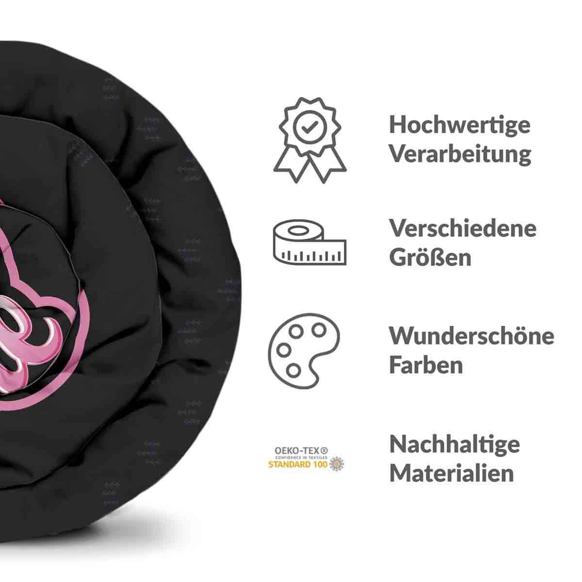 Set de ropa de cama con manta terapéutica negro Squid