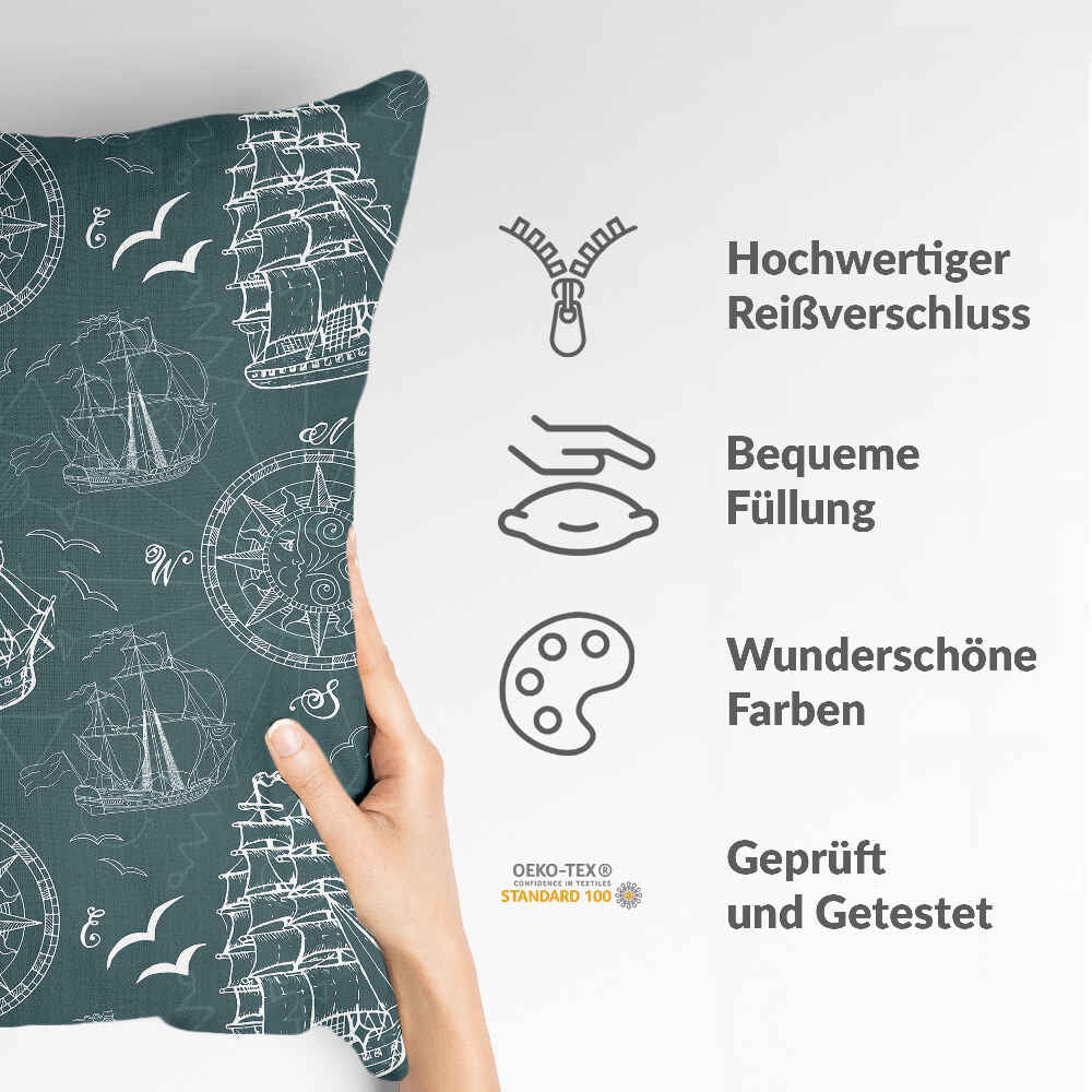 Health pillow with ships