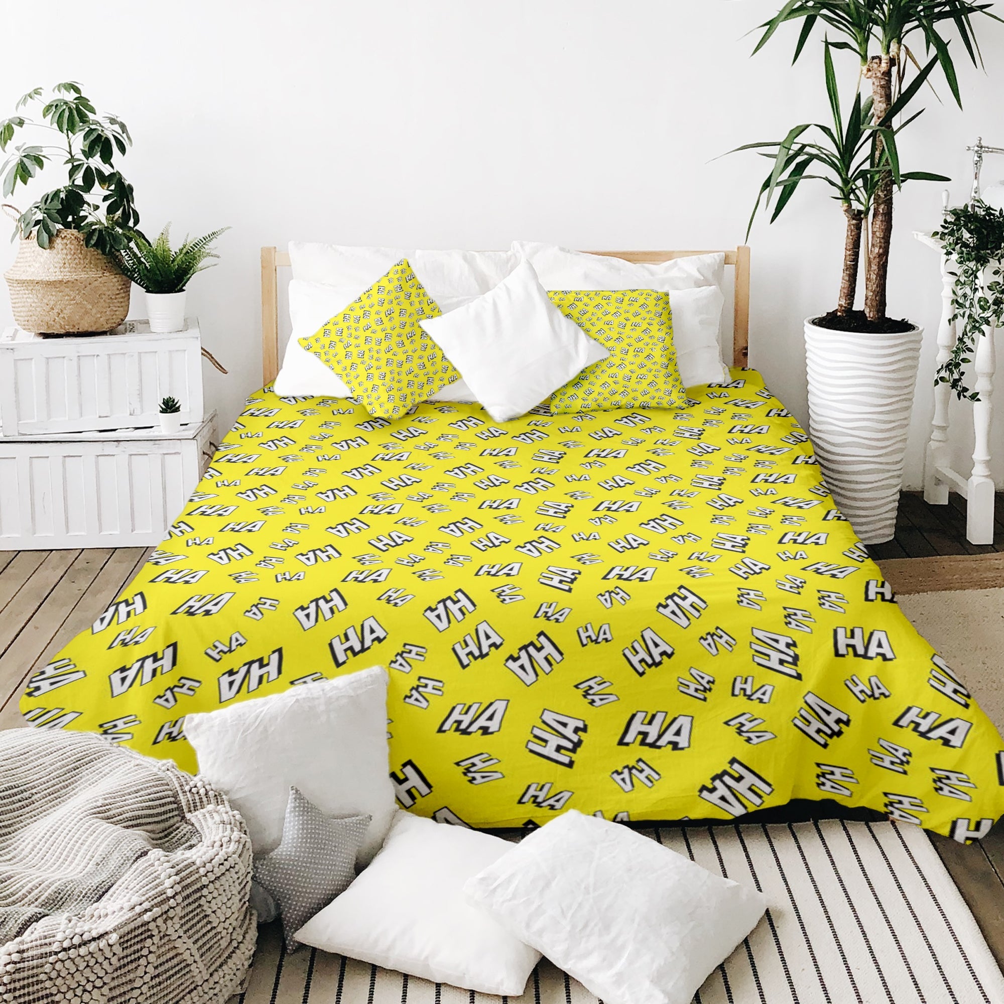 Coperta terapeutica originale - Rivestimento in cotone giallo Ha Ha