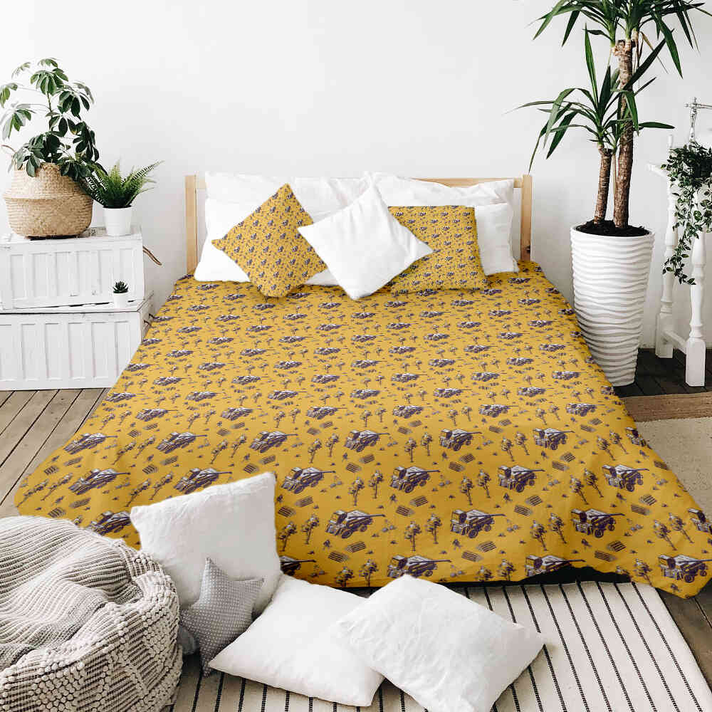 Therapy blankets bedding set harvest