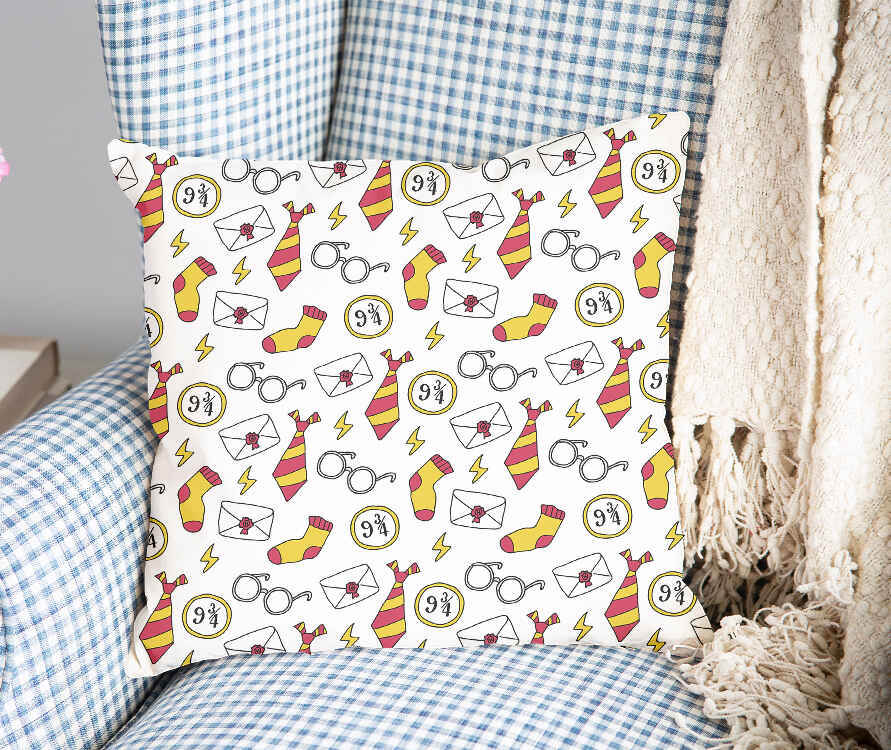 Almohada de salud blanca escuela de magia