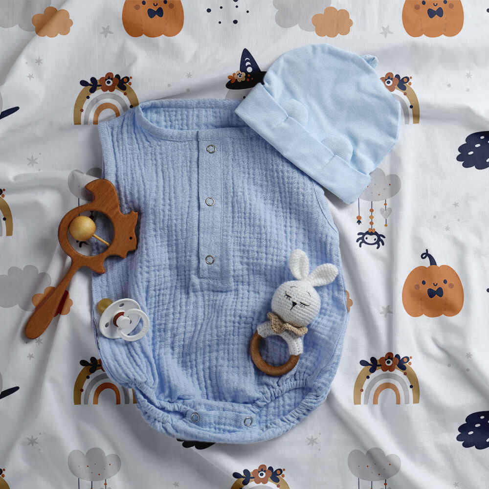 Therapy blankets bedding set white autumn