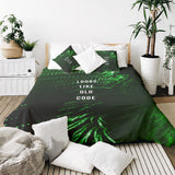 Originele therapiedeken - katoenen hoes groen Looks Like