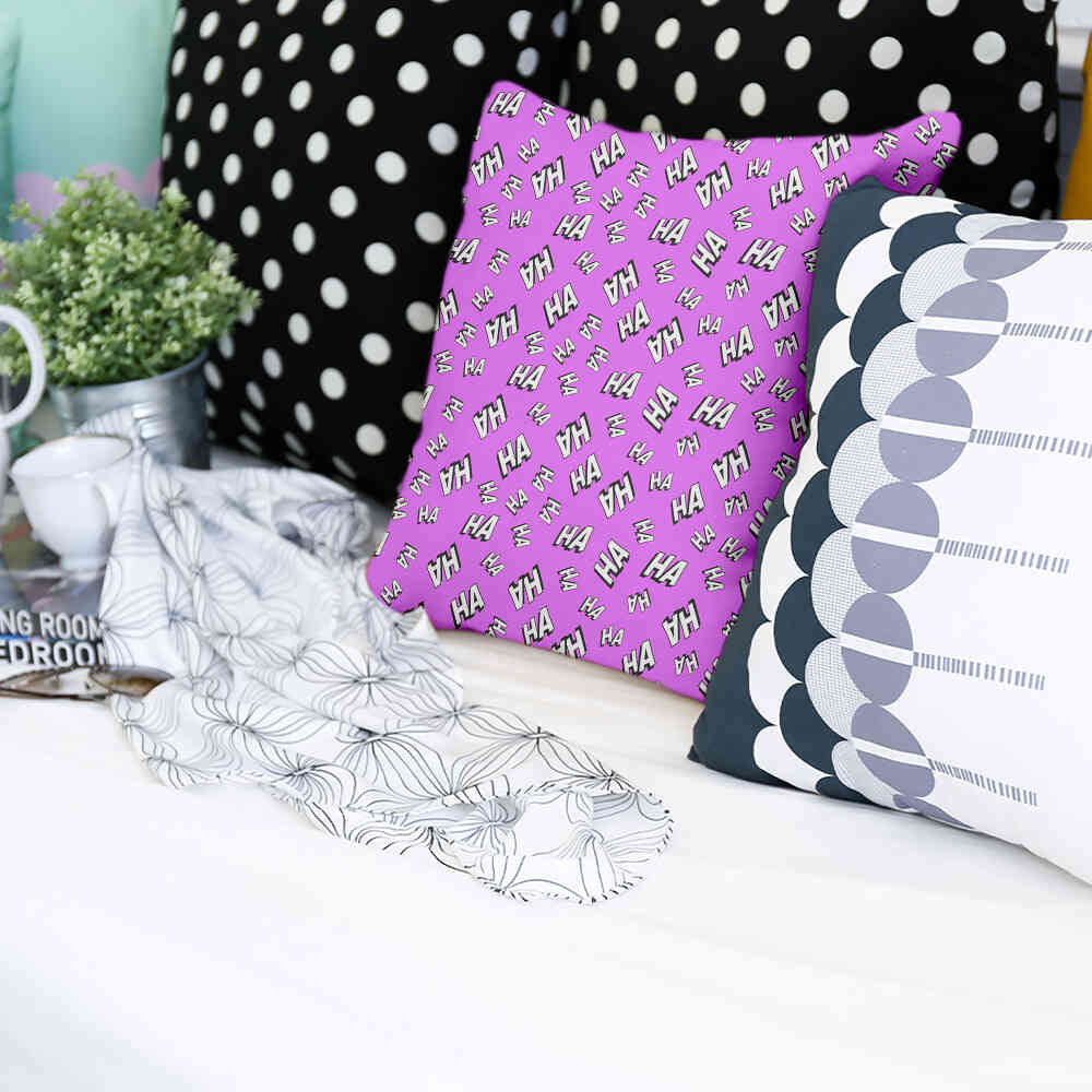 Cuscino salute Ha Ha Ha