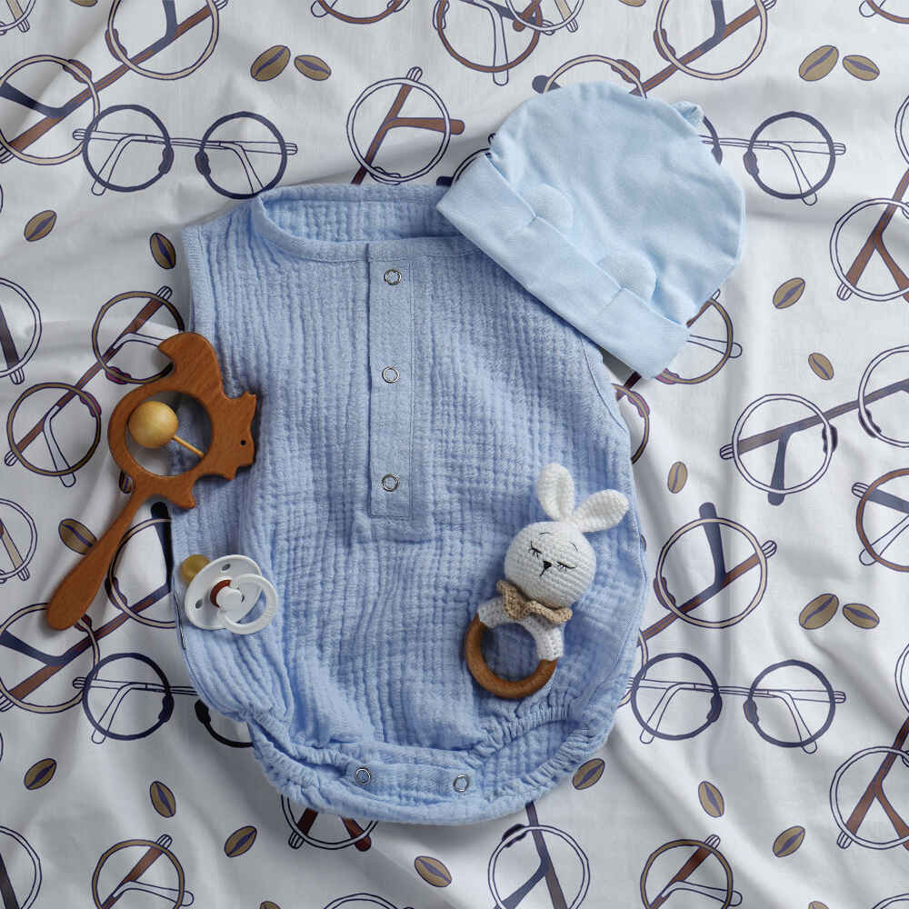 Set de ropa de cama con manta terapéutica y las gafas de Harry