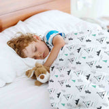 Set di biancheria da letto con coperta terapeutica bianca Indianer
