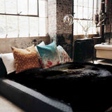 Original therapy blanket - cotton cover black spooky