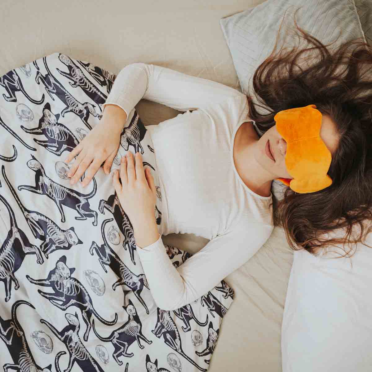 Therapy blankets bedding set Halloween cat