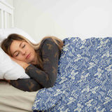 Therapiedekens Beddengoed Set Blauw Kerstmis