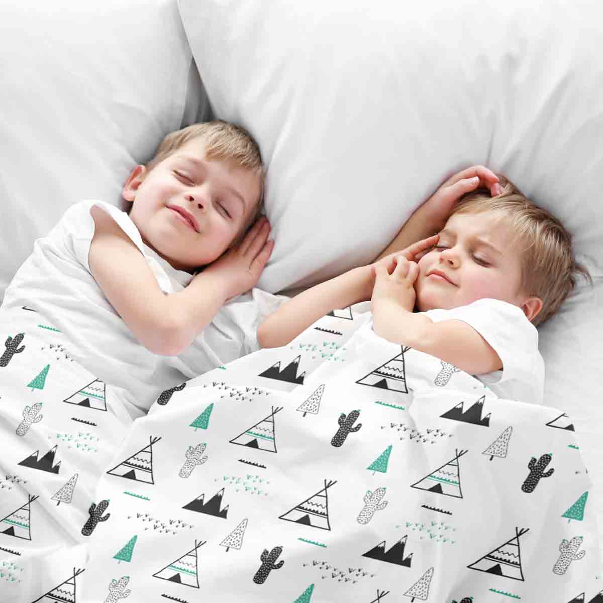 Original therapy blanket - cotton cover white Indian