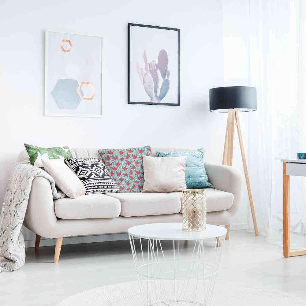 Cuscino salute rosso origami