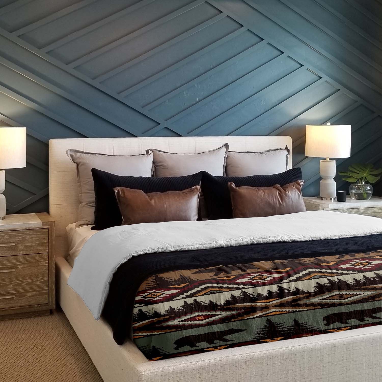 Coperta terapeutica originale - Rivestimento in cotone marrone Norvegia