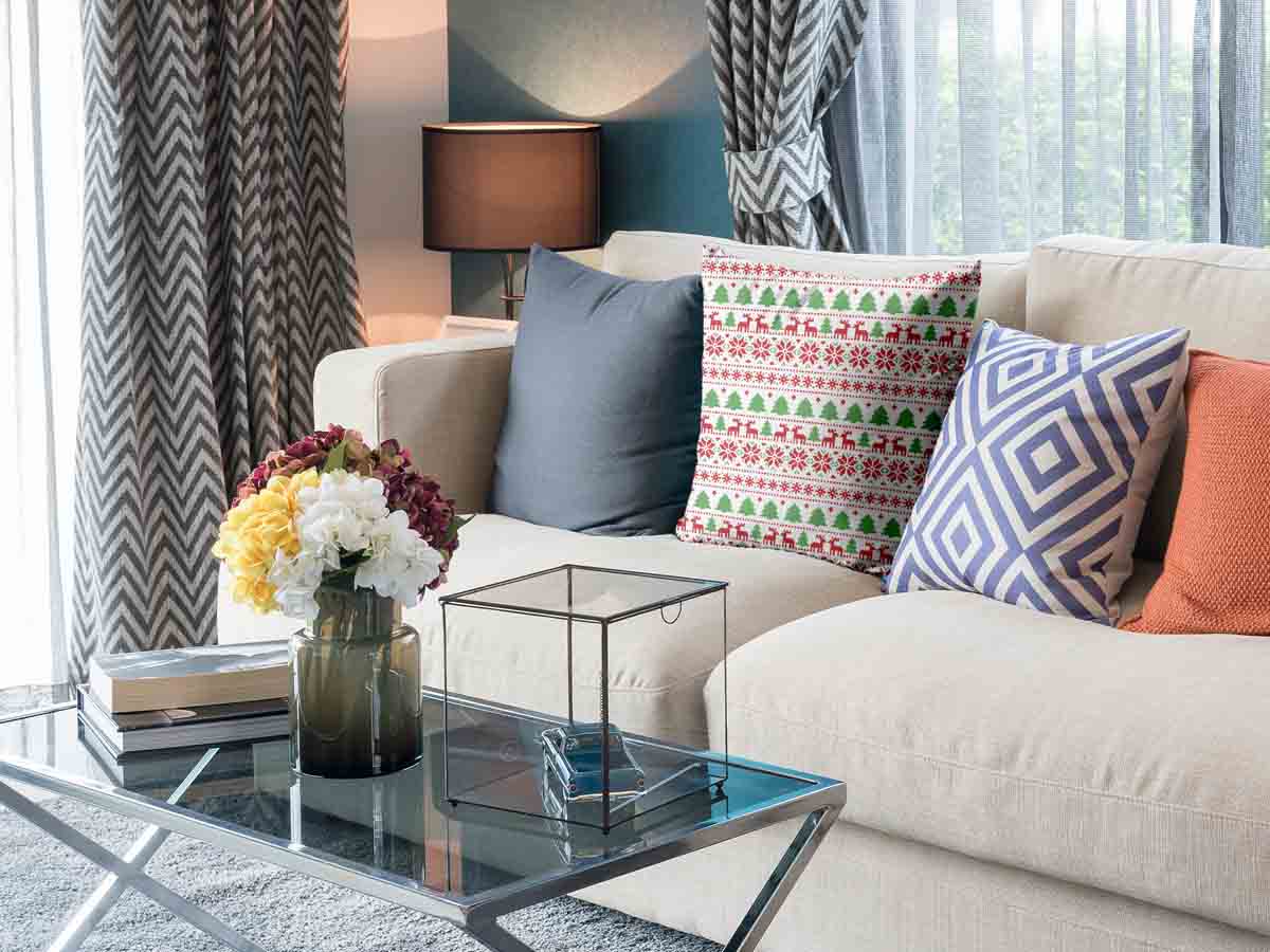 Cuscino salute Natale in Norvegia