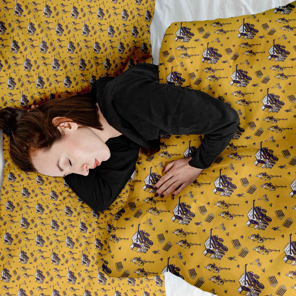 Therapy blankets bedding set harvest