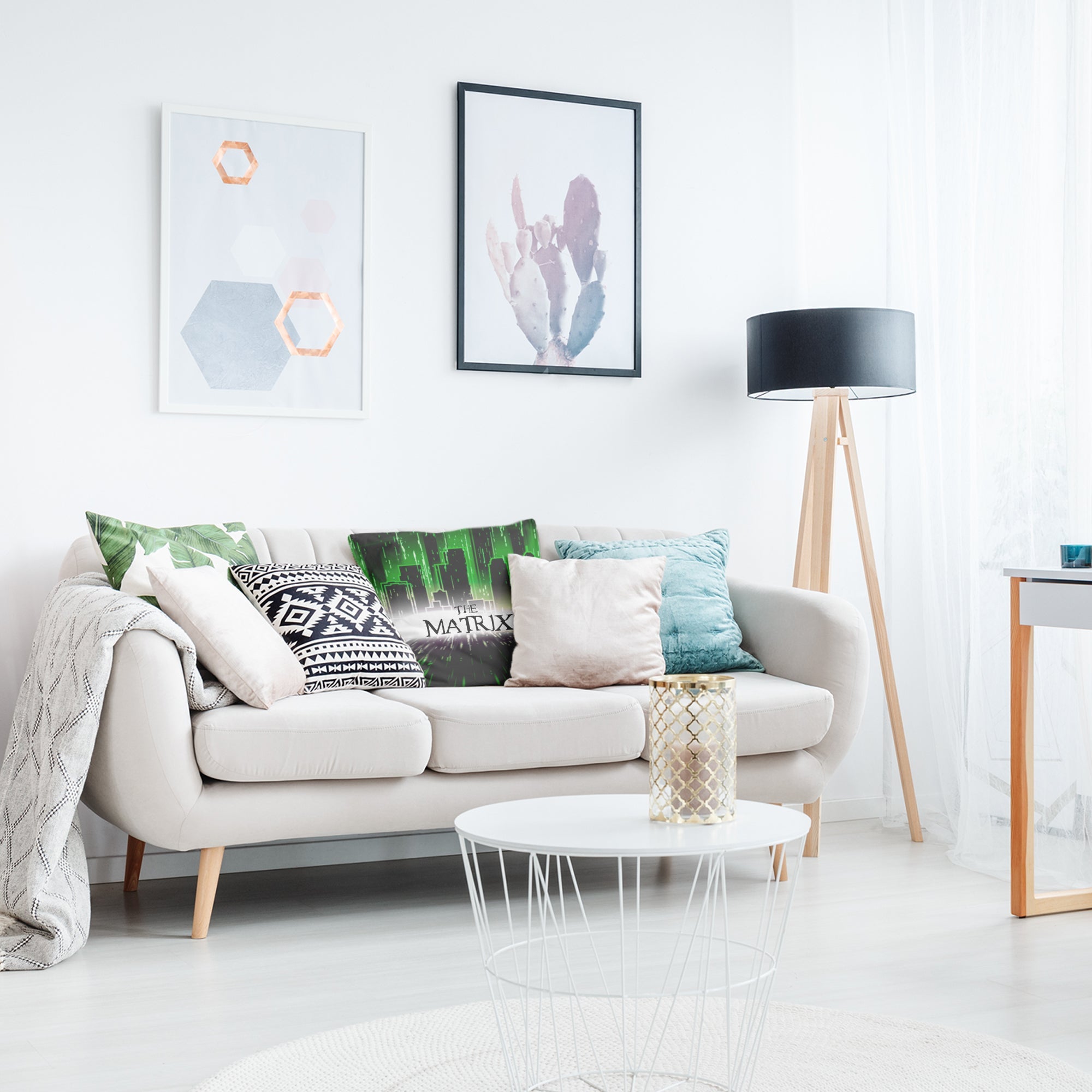 Cuscino salute città The Matrix