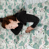 Original therapy blanket - cotton cover water lily