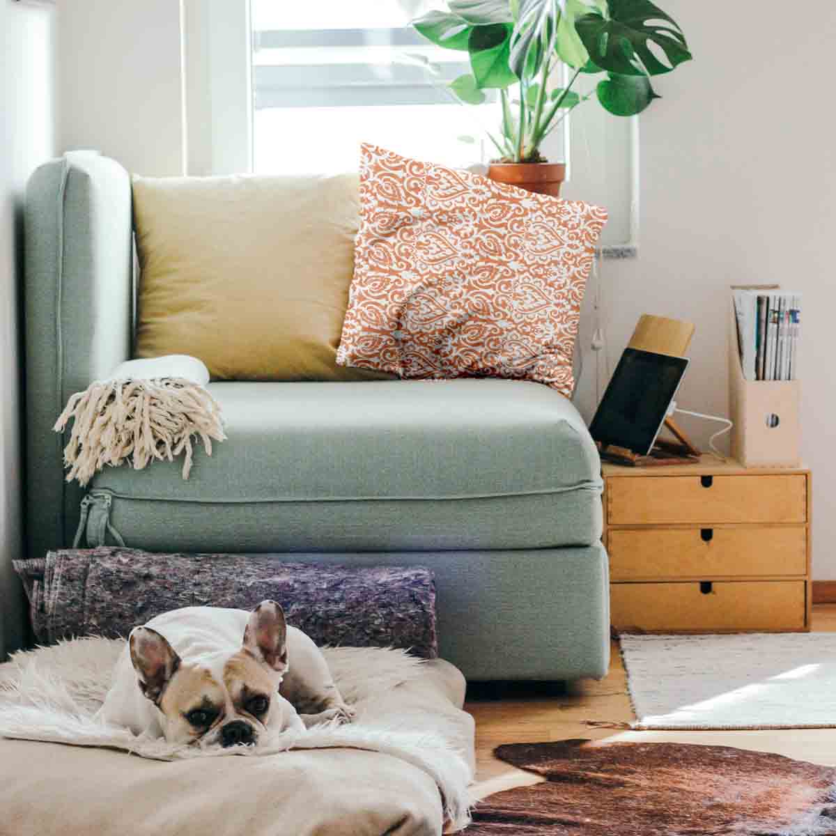 Gezondheidskussen Boho Oranje