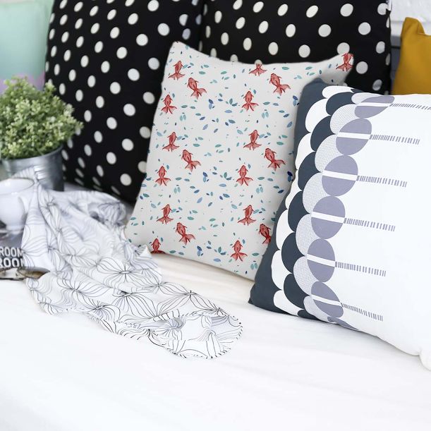 Almohada de salud Peces rojos