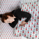 Coperta terapeutica originale - Rivestimento in cotone bianco Love U