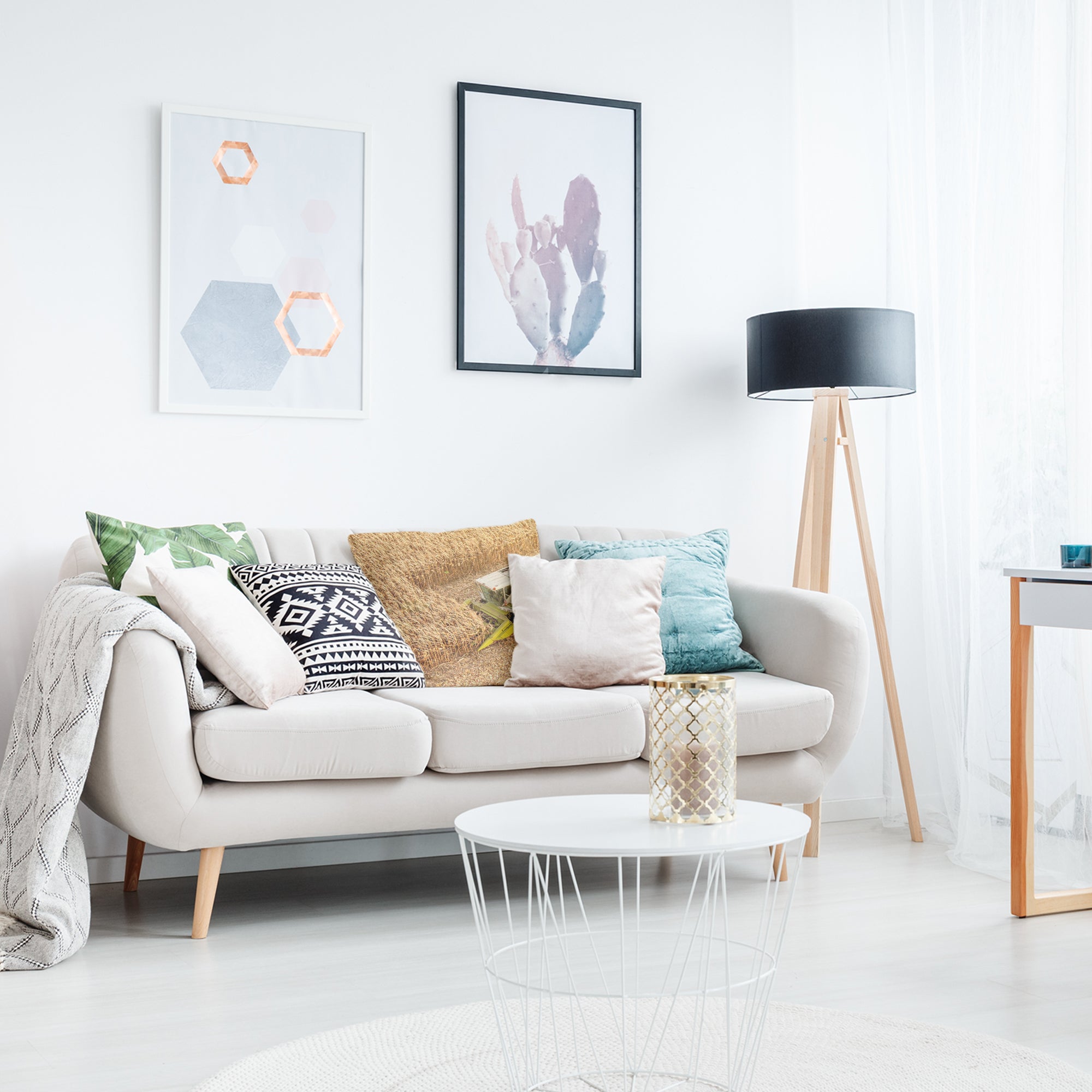 Cuscino salute trattore sul campo