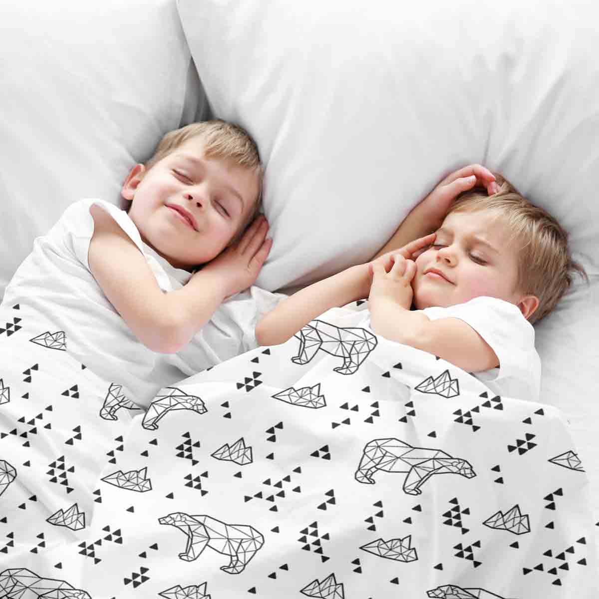 Set de ropa de cama con manta terapéutica Polo Norte