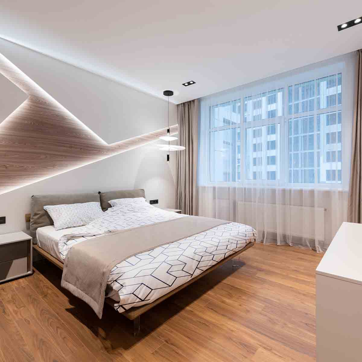 Therapiedekens beddengoedset met zwart patroon