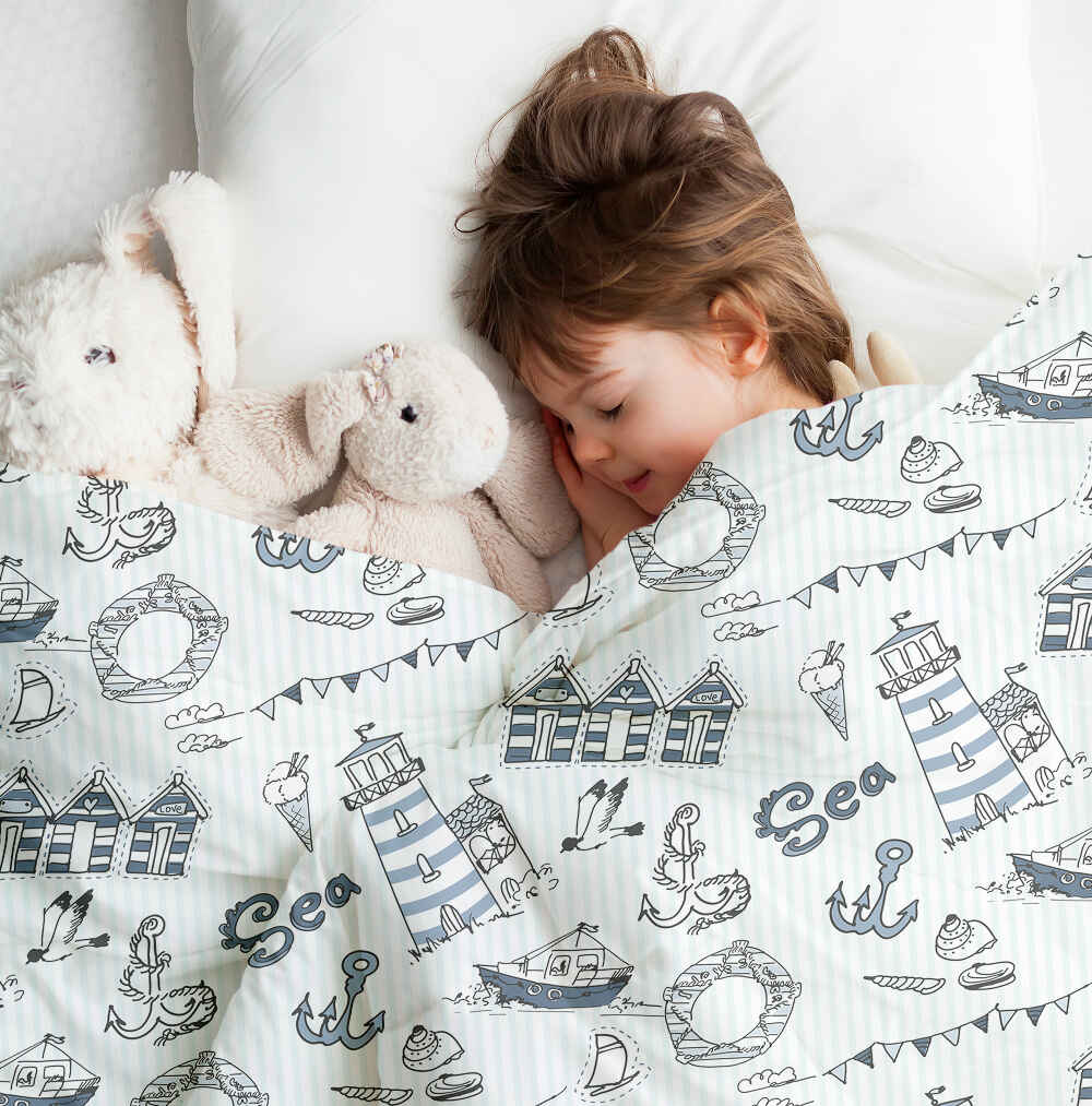 Therapy blankets bedding set seafaring