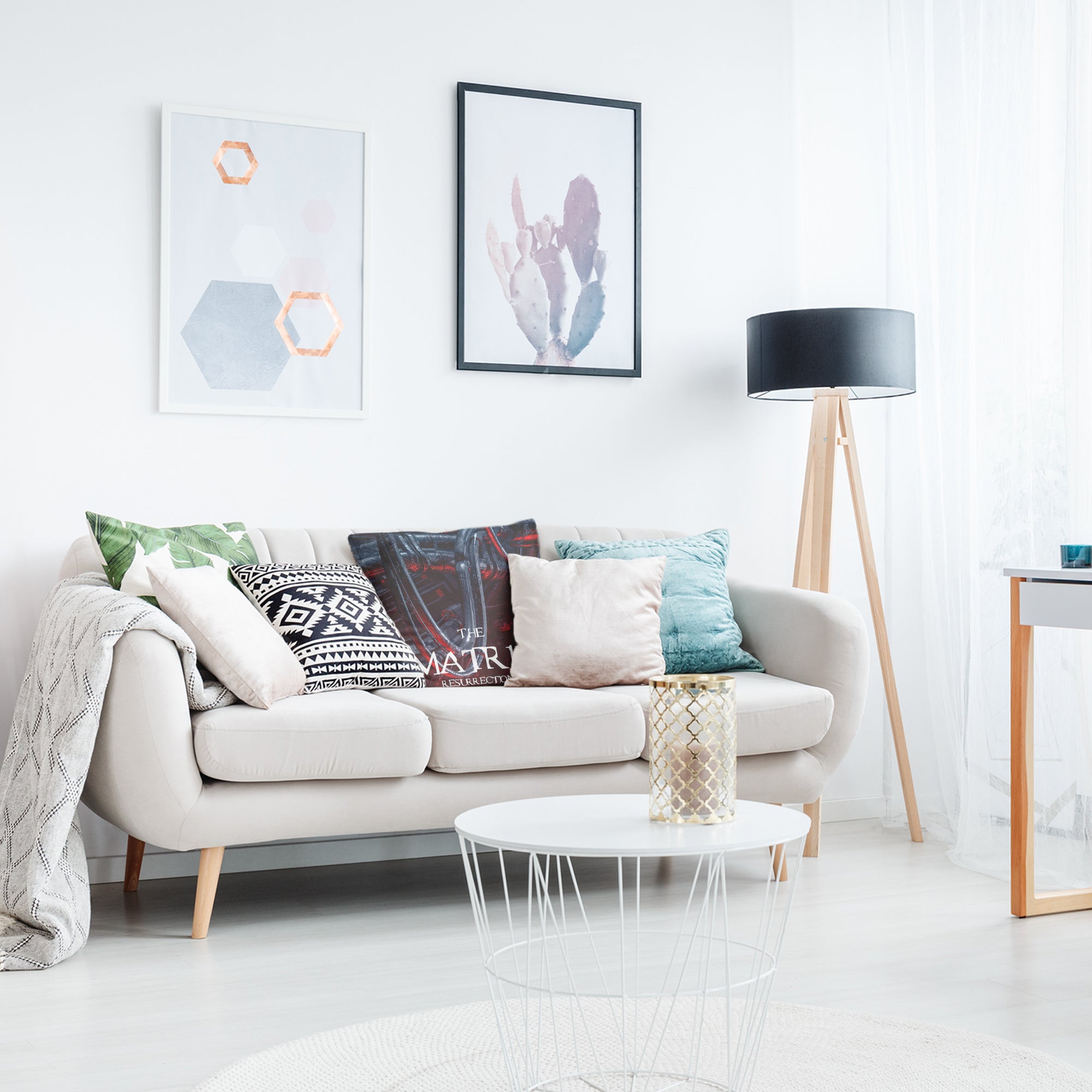 Cuscino salute rosso The Matrix