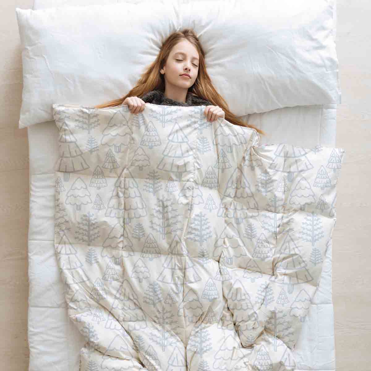 Therapy blankets bedding set delicate forest