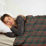 Set de ropa de cama con manta terapéutica y cuadros navideños