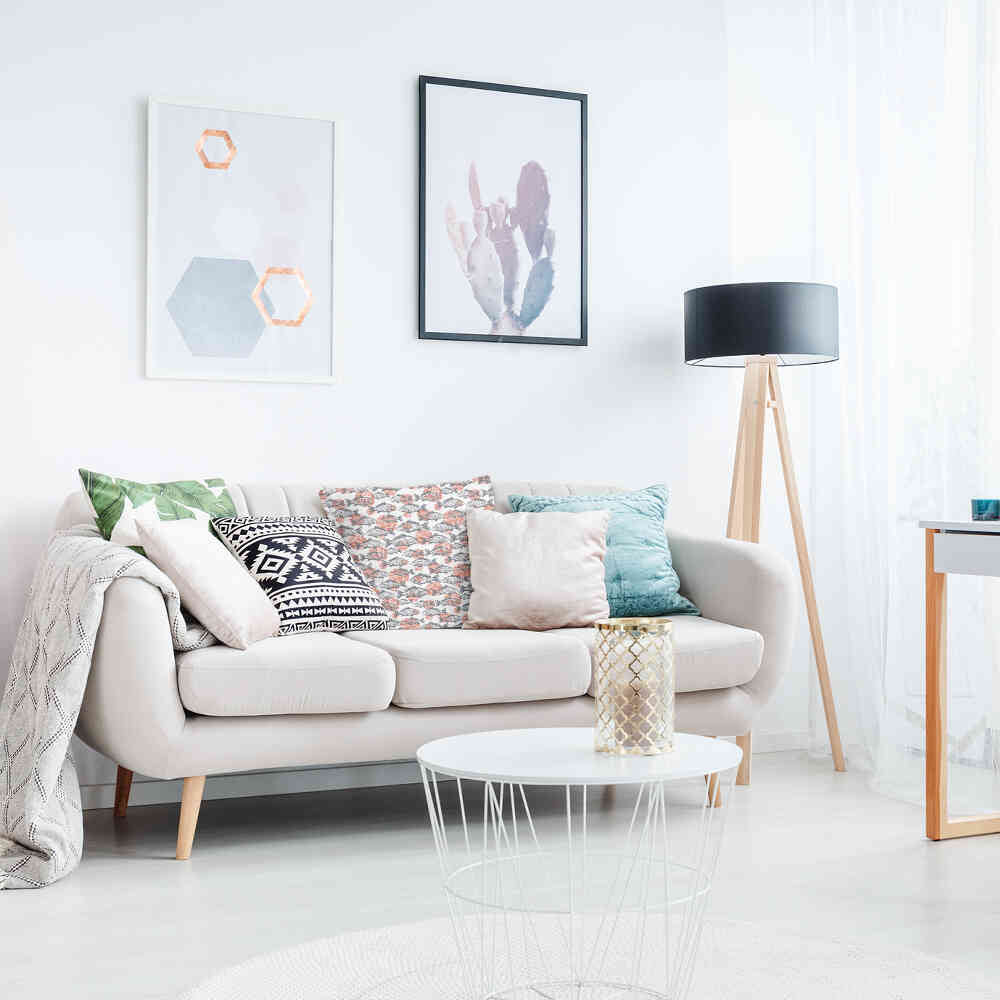 Gezondheidskussen grijze vissen