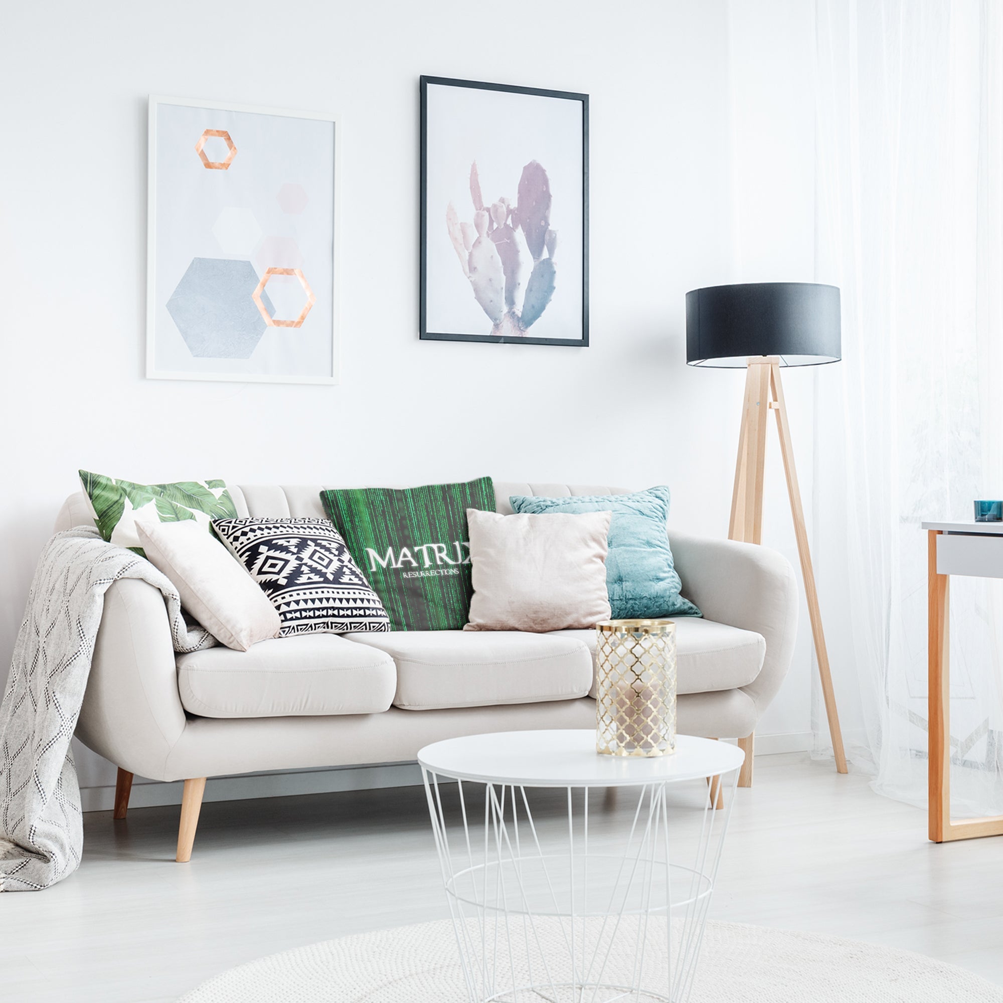 Cuscino salute Matrix in verde