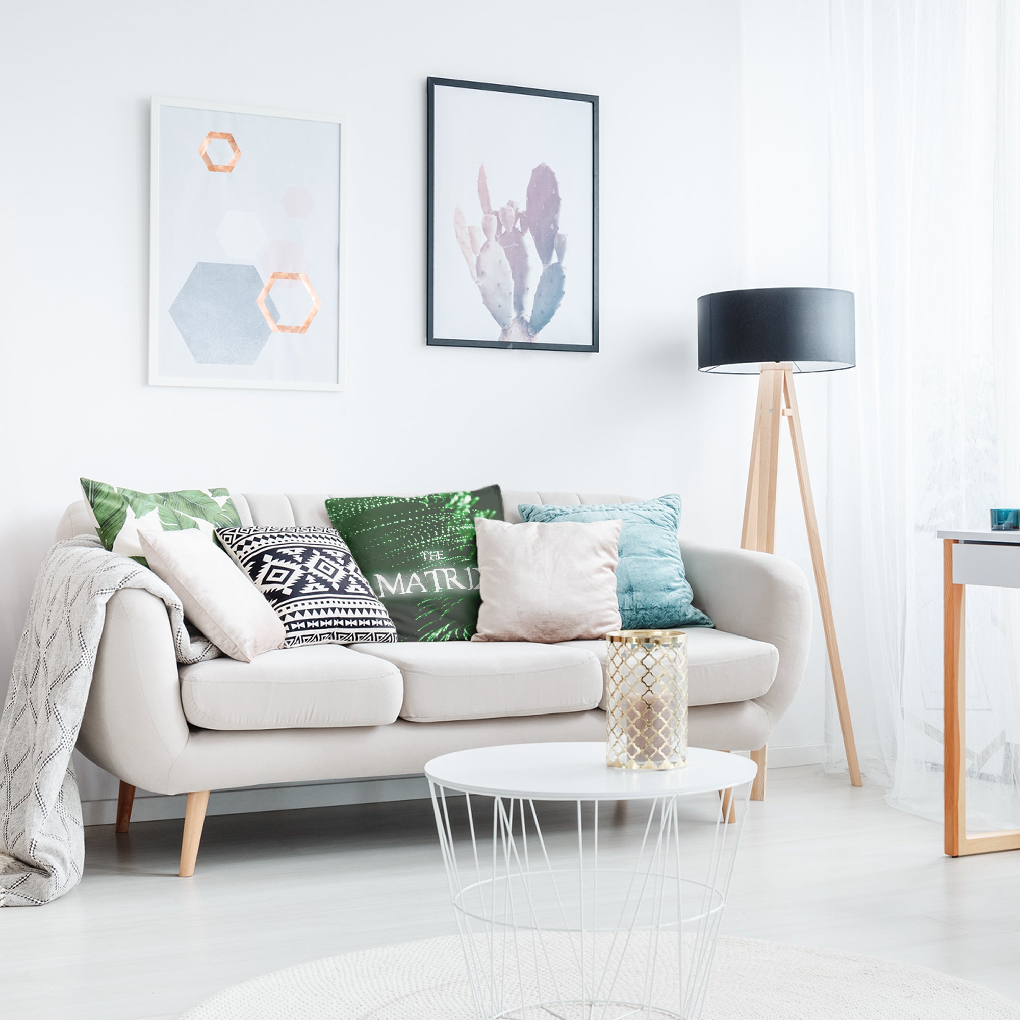 Cuscino salute verde The Matrix