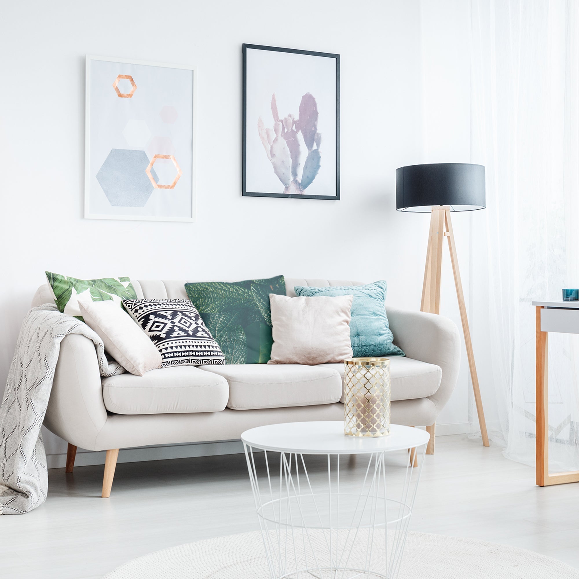 Health Pillow Green Leaves