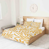 Original therapy blanket - cotton cover with yellow branches