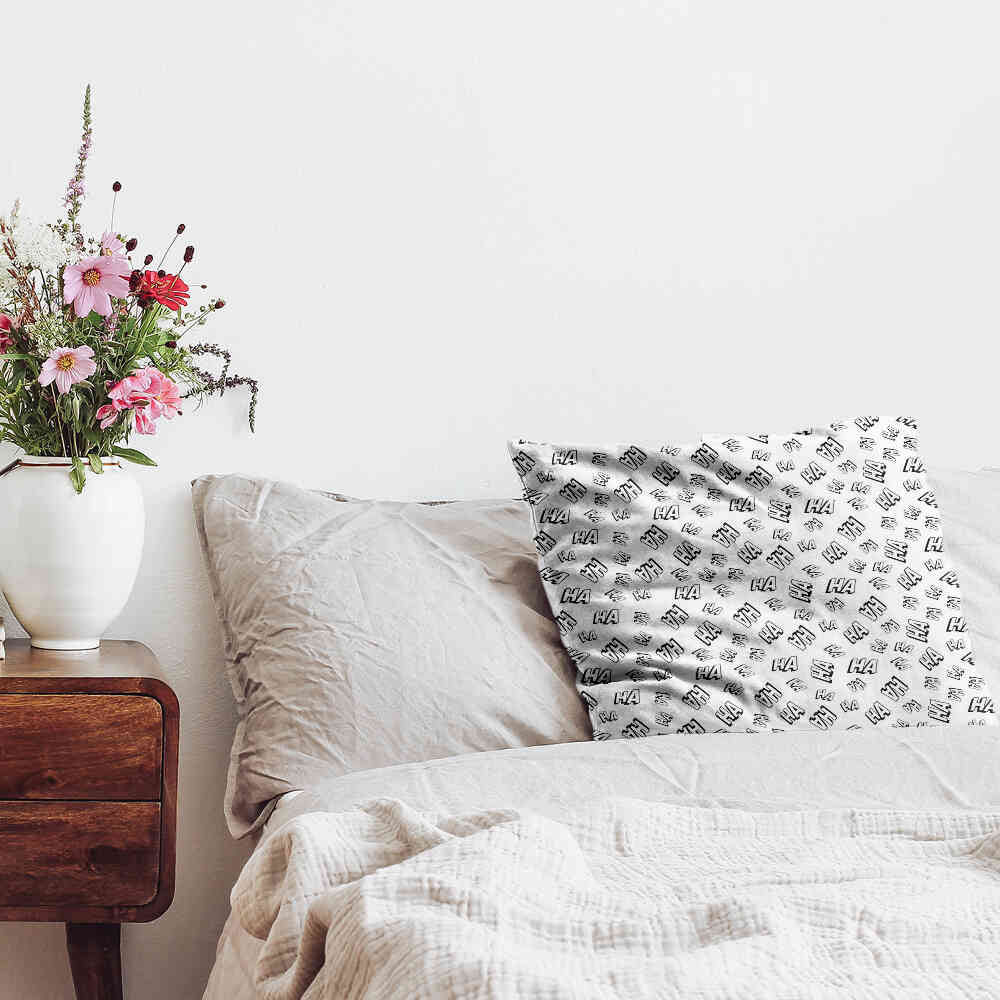 Health Pillow White Ha Ha