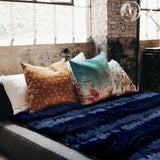 Coperta terapeutica originale - Rivestimento in cotone onde sonore blu