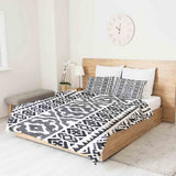 Original therapy blanket - cotton cover with black shapes