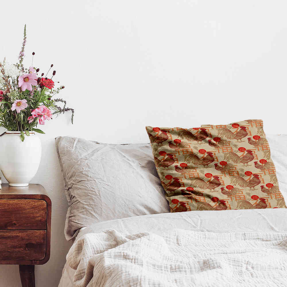 Health Pillow Chinese Rooster
