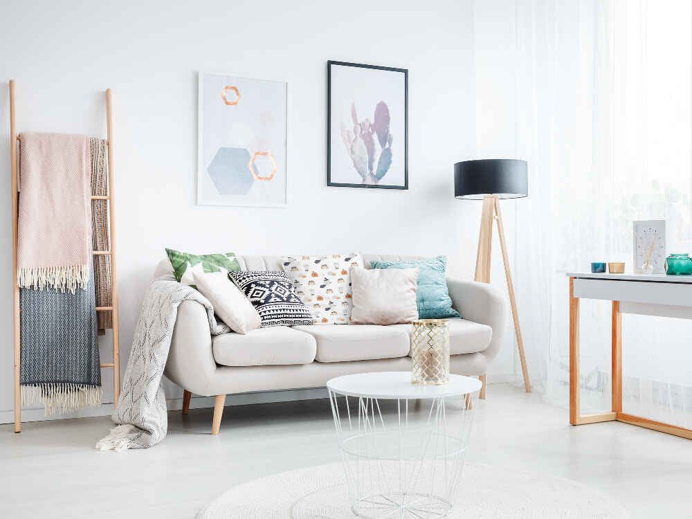 Almohada de salud blanca otoño